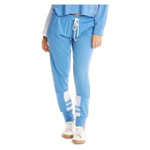 Blue & White Colorblock Lounge Pants Joggers NWT